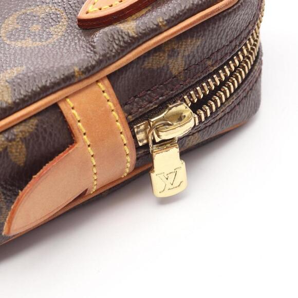 LOUIS VUITTON Brown Monogram Leather Shoulder Bag - Picture 12 of 14